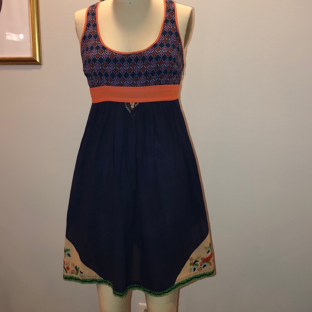 Navy Retro Dress